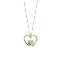 Halskette Mycharm Dame in Gold Diamante 0.03 Ct A3C01 - A3C01